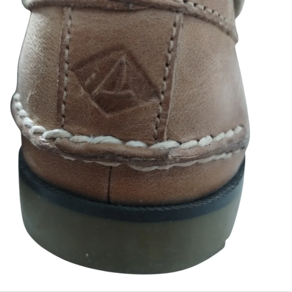 Sperry Top Sider Original Leather‎ Boat Shoes Mens 9½ Casual Coastal Tennis Prep